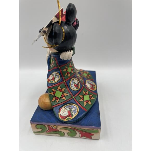 Jim Shore Minnie & Mickey Mouse Warm Wishes 4057937 Disney Traditions Enesco - Picture 3 of 10